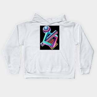 Shapes In Synthwave Kids Hoodie